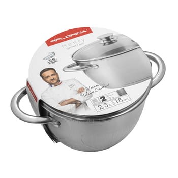 Garnek nierdzewny indukcja Henry Florina 18cm 2,3 l FLORINA_Garnek_nierdzewny_Henry_indukcja_18CM_2_3L_Florina_43165695_0_350_350.jpg