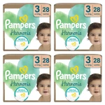 Pampers Harmonie Baby Pieluszki, rozmiar 3, 28 sztuk, 6kg-10kg X4