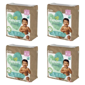 Pampers Harmonie Baby Pieluszki, rozmiar 4, 24 sztuki, 9kg-14kg X4