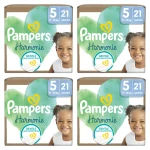 Pampers Harmonie Baby Pieluszki, rozmiar 5, 21 sztuk, 11kg-16kg X4