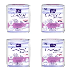 Wkładki urologiczne Bella Control Discreet SUPER 10szt. X4