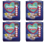 Pampers Night Pants Pieluchomajtki, rozmiar 5, 22 sztuk, 12kg-17kg X4