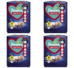 Pampers Night Pants Pieluchomajtki, rozmiar 6, 19 sztuk, 15kg+ X4