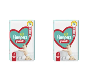 Pampers Pieluchomajtki Jumbo Pack S3, 62 szt X2