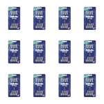 Gillette Blue3 Jednorazowe maszynki do golenia dla mężczyzn, 6+2 sztuki X12