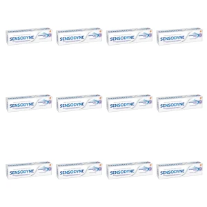 Sensodyne Ultraszybka Ulga Mint Pasta z fluorem do zębów nadwrażliwych, wyrób medyczny, o smaku miętowym 75 ml X12