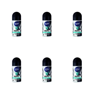 NIVEA Antyperspirant INVISIBLE FRESH roll-on 50 ml X6