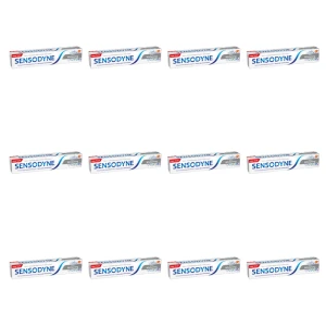 Sensodyne Extra Whitening Pasta do zębów wybielająca z fluorkiem, 75 ml X12