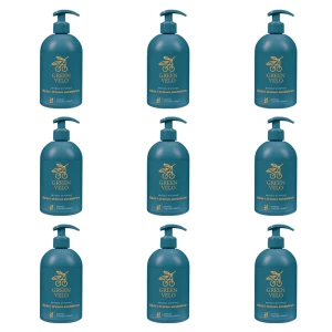 GREEN VELO MYDŁO RÓŻA/D. 500ML X9