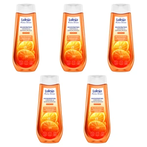 Luksja Aroma Senses Żel pod prysznic Pomarańcza i Drzewo sandałowe 500 ml X5