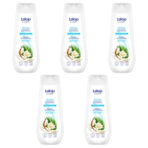 Luksja Silk Care Kremowy żel pod prysznic Kokos i Gardenia 500 ml X5