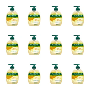 Palmolive Naturals Milk & Honey (Mleko i Miód) Kremowe mydło w płynie z dozownikiem 300 ml X12