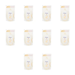 DOVE SUPREME FINE SILK KREMOWY PŁYN MYJĄCY OPAKOWANIE UZUPEŁNIAJĄCE 500 ML X10
