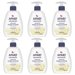 APART Creamy care Kremowe mydło w płynie 500 ml jaśmin X6