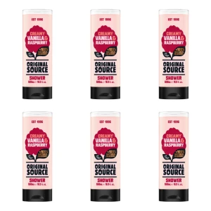 Original Source Vanilla & Raspberry Żel pod prysznic 500ml X6