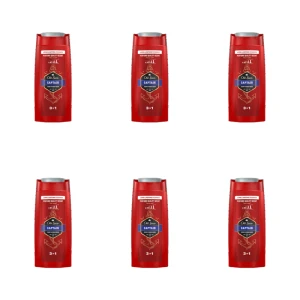 Old Spice Captain Żel pod prysznic i szampon dla mężczyzn 675 ml X6
