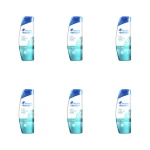 Head & Shoulders Deep Cleanse Scalp Detox Szampon przeciwłupieżowy z minerałami morskimi, 300ml X6