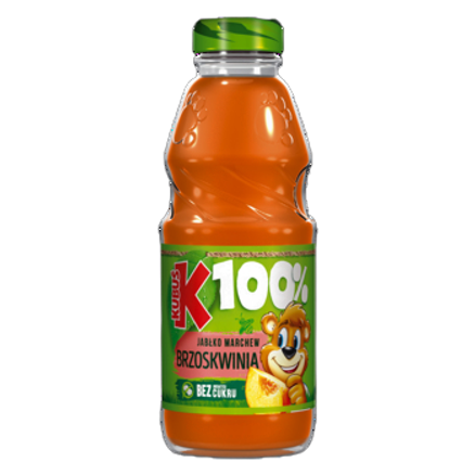 Kubuś Sok marchew brzoskwinia jabłko 300 ml Kubuś Sok marchew brzoskwinia jabłko 300ml