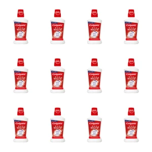 Colgate Płyn do płukania jamy ustnej Max white Natychmiastowo bielsze zęby 500 ml X12
