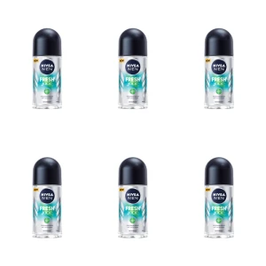 NIVEA Antyperspirant FRESH KICK roll-on 50 ml X6