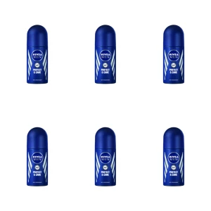NIVEA Antyperspirant Protect & Care roll-on 50 ml męski X6