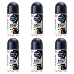 Antyperspirant NIVEA MEN Black&White Invisible Ultimate Impact roll-on 50ml X6