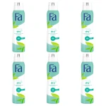 FA deo spray Fresh & Dry Green Tea 150ml X6