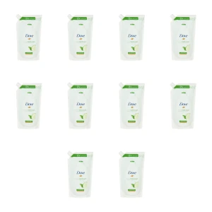 DOVE CUCUMBER & GREEN TEA SCENT PIELĘGNUJĄCE MYDŁO W PŁYNIE 500 ML X10