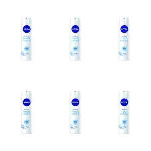 NIVEA Dezodorant FRESH NATURAL spray 150 ml X6
