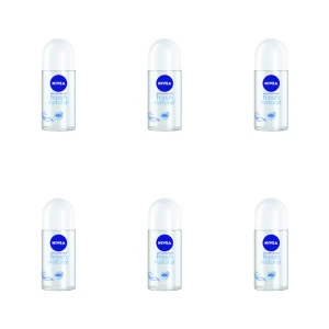 NIVEA Antyperspirant FRESH NATURAL roll-on 50 ml X6