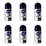 NIVEA Antyperspirant INVISIBLE Power roll-on 50 ml X6