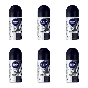 NIVEA Antyperspirant INVISIBLE Power roll-on 50 ml X6