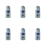 NIVEA Antyperspirant SILVER PROTECT roll-on 50 ml X6