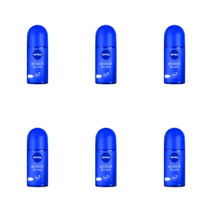 NIVEA Antyperspirant Protect & Care roll-on 50ml damski X6