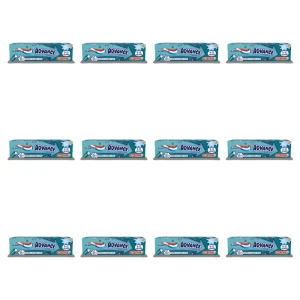 Aquafresh Advance Pasta do zębów stałych dla dzieci 9-12 lat z fluorem 75 ml X12