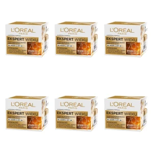 L'Oreal Paris Ekspert Wieku 70+ Krem odżywczy na Dzień 50 ml X6