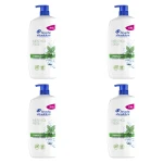 Head & Shoulders Menthol Fresh Codzienny szampon przeciwłupieżowy z pompką 800 ml X4