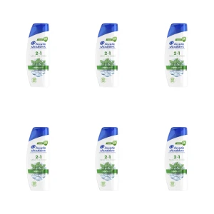 Head & Shoulders Menthol Fresh Szampon przeciwłupieżowy 2 w 1 330 ml X6
