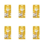 Gillette Venus Comfortglide Coconut Scent Maszynka do golenia 1 szt. X6