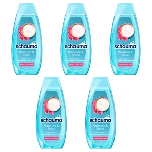 Szampon Schauma Moisture & Shine 400ml X5