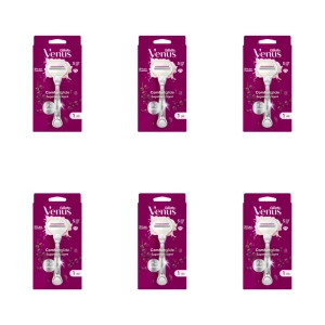 Gillette Venus Comfortglide Sugarberry Scent Maszynka do golenia 1 szt. X6