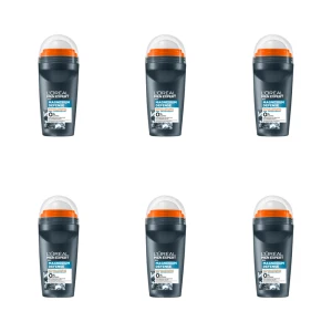 L'Oreal Paris Men Expert Magnesium Defense Hipoalergiczny Dezodorant 48h 50 ml X6
