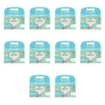 Gillette Venus Deluxe Smooth Sensitive Ostrza do maszynki, 4 sztuki X10