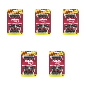 Gillette Blue3 Plus Jednorazowa maszynka do golenia dla mężczyzn 12 szt. X5