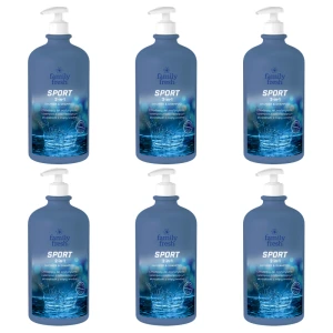 FAMILY FRESH żel pod prysznic Sport 1000ml X6