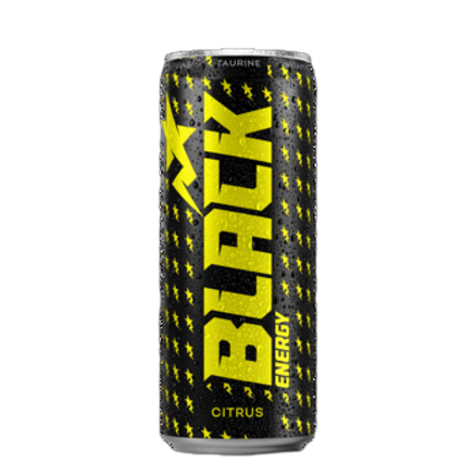 BLACK Energy Citrus 250 ml BLACK Energy Citrus 12x250ml