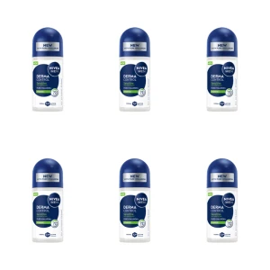 NIVEA MEN Derma Control Sensitive Antyperspirant roll-on 50 ml X6