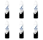 REXONA INVISIBLE BLACK+WHITE 150ml X6
