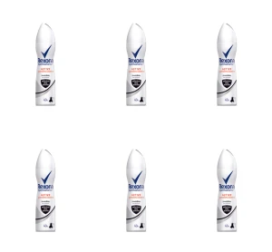REXONA SPRAY ACTIVE PROTECTION + INVISIBLE 150ml X6