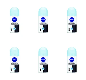 NIVEA Antyperspirant INVISIBLE Pure roll-on 50 ml X6
